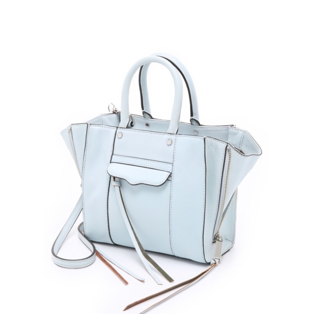 Rebecca Minkoff Mini MAB Tote in light baby blue!